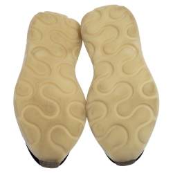 Pre Owned حذاء رياضي ستيلا مكارتني قماش بوليميد أسود إكلييس بعنق منخفض مقاس 37