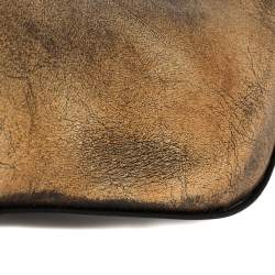 Pre Owned صندل سلايد ستيلا مكارتني فانيسا جلد صناعي ذهبي مقاس 36