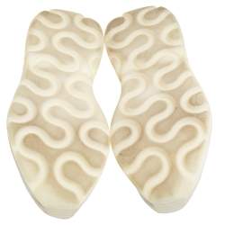 Pre Owned Stella McCartney White PVC And Leather Eclypse Sneakers Size 39