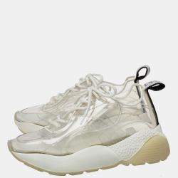 Stella McCartney White PVC Eclypse Sneakers Size 39