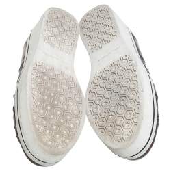 مملوكة مسبقًا حذاء رياضي ستيلا ماكرتني سليب أون نعل سميك بينكس ستار جلد صناعي برونزي ميتالك مقاس 40