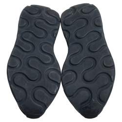 Pre Owned Stella McCartney Multicolor Leopard Print Faux Suede and Fabric Eclypse Low Top Sneakers Size 38