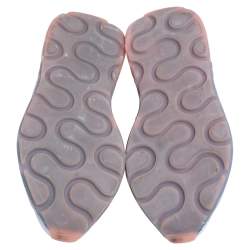 Pre Owned Stella McCartney Multicolor Faux Leather, Faux Suede and Fabric Eclypse Low Top Sneakers Size 38