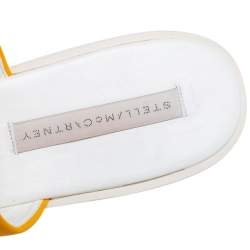 Pre Owned صندل سلايد ستيلا مكارتني قماش نيوبرين ودامتيل نعل سميك متعدد الألوان مقاس 40