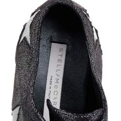 Stella McCartney Metallic Faux Suede Elyse Star Platform Derby Size 37