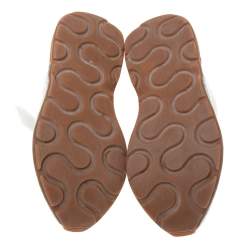 مملوكة مسبقًا Stella McCartney White Faux Suede And Faux Leather Eclypse Velcro Strap Sneakers Size 38