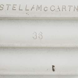 Pre Owned Stella McCartney Blue Faux Leather And Fabric Platform Slides Sandals Size 36