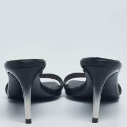 Pre Owned صندل سلايد ستيلا مكارتني بي في سي أسود مقاس 35