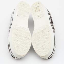 Pre Owned حذاء رياضي ستيلا مكارتني بينكس سليب أون ترتر ذهبي/ فضي بنعل سميك مقاس 36 