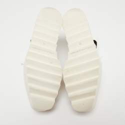 مملوكة مسبقًا حذاء رياضي ستيلا مكارتني ديربي جلد صناعي أبيض  نعل سميك  قصات إليس مقاس 38