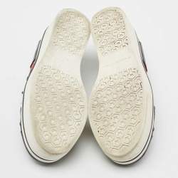 Pre Owned حذاء رياضي ستيلا مكارتني جلد صناعي أسود نعل سميك سليب أون مزين بنجمة بينكس مقاس 38