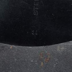 Pre Owned Stella McCartney Brown Faux Leather Mules Size 38 