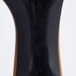 Pre Owned Stella McCartney Brown Leather Slide Sandals Size 38