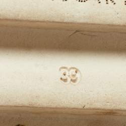 Pre Owned Stella McCartney Black Faux Leather Elyse Platform Derby Sneakers Size 39