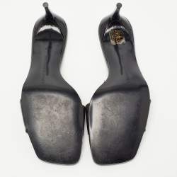 Stella McCartney Black Rubber Slide Sandals Size 35