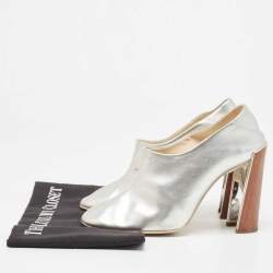 Stella McCartney Silver Faux Leather Pumps Size 37