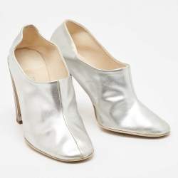 Stella McCartney Silver Faux Leather Pumps Size 37