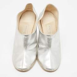 Stella McCartney Silver Faux Leather Pumps Size 37