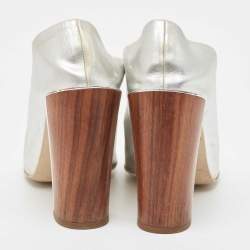 Stella McCartney Silver Faux Leather Pumps Size 37