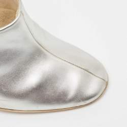 Stella McCartney Silver Faux Leather Pumps Size 37