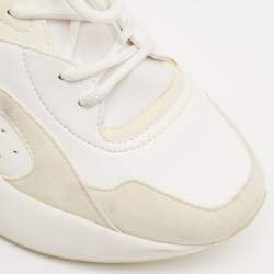 Pre Owned Stella McCartney Two Tone Faux Leather and Faux Suede Eclypse Sneakers Size 40