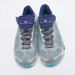 Stella McCartney Tricolor Mesh and Faux Leather Low Top Sneakers Size 36 2/3