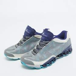 Stella McCartney Tricolor Mesh and Faux Leather Low Top Sneakers Size 36 2/3
