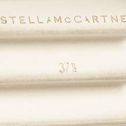 Pre Owned Stella McCartney Blue Denim  Elyse Star Platform Ankle Strap Sandals Size 37.5