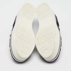 Pre Owned Stella McCartney Metallic Faux Leather Elyse Star Slip On Sneakers Size 41