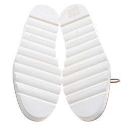 Pre Owned حذاء ستيلا ماكرتني أكسفورد فتحة كعب جلد صناعي بيج مقاس 37