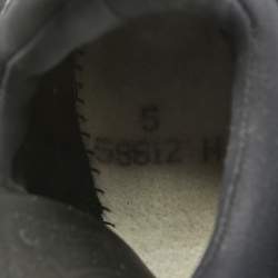 Pre Owned Stella McCartney Black Faux Leather and Neoprene Eclypse Sneakers Size 35