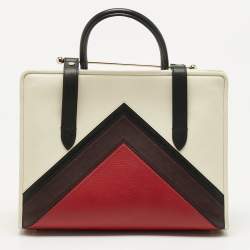 Strathberry Multicolor Leather Midi Tote