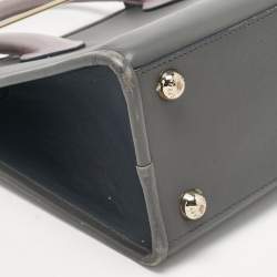 Pre Owned Strathberry Tricolor Leather Midi Tote