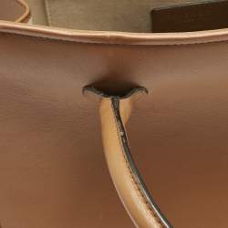 Pre Owned Strathberry Brown Leather Midi Tote