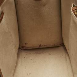 Pre Owned Strathberry Brown Leather Midi Tote