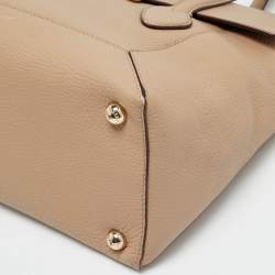 مملوكة مسبقًا Strathberry Mosaic Beige Leather Tote