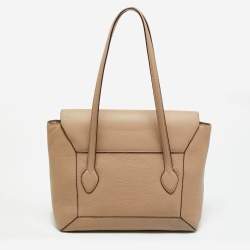 مملوكة مسبقًا Strathberry Mosaic Beige Leather Tote