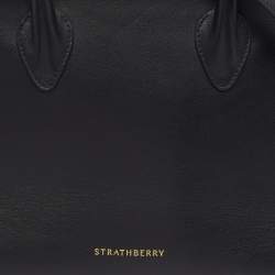 Pre Owned حقيبة يد توتس ستراثبيري جلد بني متوسطة