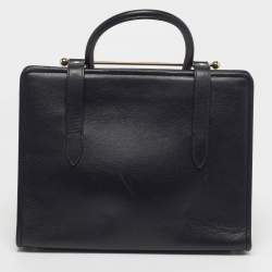 Pre Owned حقيبة يد توتس ستراثبيري جلد بني متوسطة