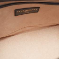 Pre Owned حقيبة يد توتس ستراثبيري جلد بني متوسطة