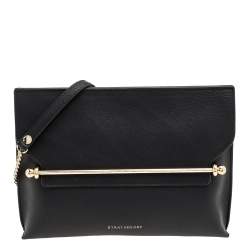 Pre Owned Strathberry Black Leather Stylist Shoulder Bag