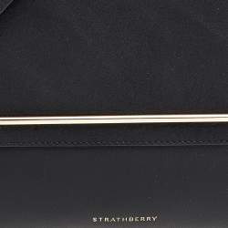 Pre Owned Strathberry Black Leather Stylist Shoulder Bag