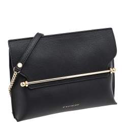 Pre Owned Strathberry Black Leather Stylist Shoulder Bag