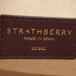 Strathberry Tri Color Leather Midi Tote