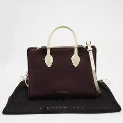 Strathberry Tri Color Leather Midi Tote