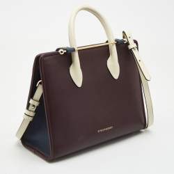 Strathberry Tri Color Leather Midi Tote