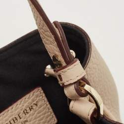 Pre Owned Strathberry Beige Leather Mini Lana Osette Bucket Bag