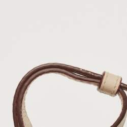 Pre Owned Strathberry Beige Leather Mini Lana Osette Bucket Bag