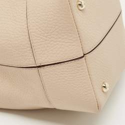 Pre Owned Strathberry Beige Leather Mini Lana Osette Bucket Bag