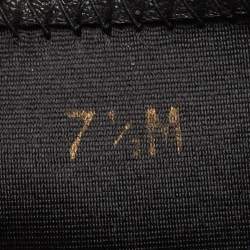 Pre Owned Stuart Weitzman Black Leather Mild Calf Boots Size 38